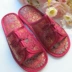 Dép khóa nổi bật Mùa xuân và mùa thu Trang chủ Cặp đôi Dép Craft Tang Triều Damask Dép Dép cưới cổ điển