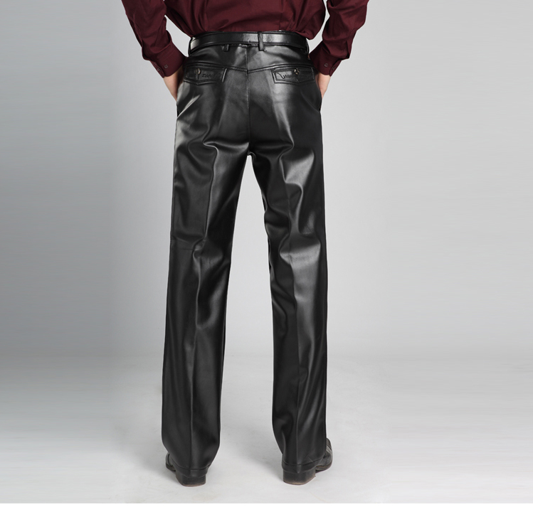 Pantalon cuir homme droit pour hiver - Ref 1479015 Image 10