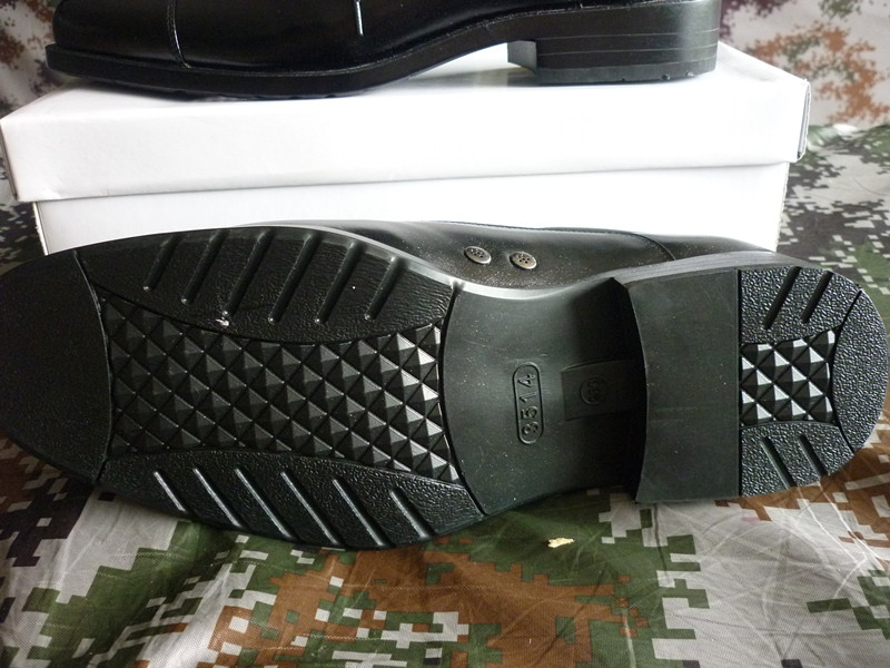 Boots militaires pour homme en cuir - Ref 1402350 Image 7