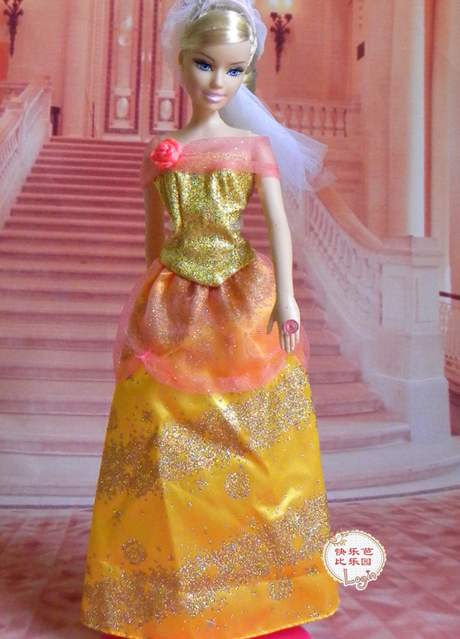30 centimeter height doll Of Clothing   Princess Dress   full dress   Genuine 6 points bjd    Jenny Wearable