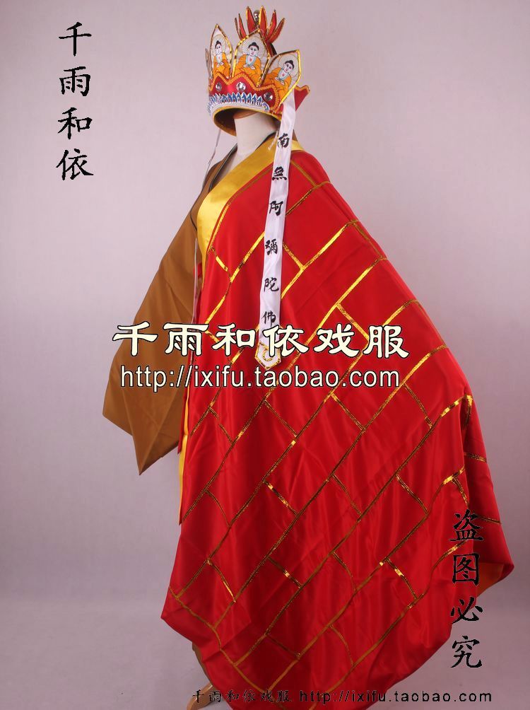 西游记唐僧衣服装唐三藏唐僧袈裟舞台影视表演公司年会开业庆典